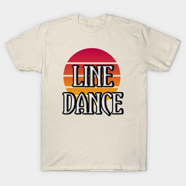 Line dance t-shirt T-Shirt by Ucup stores